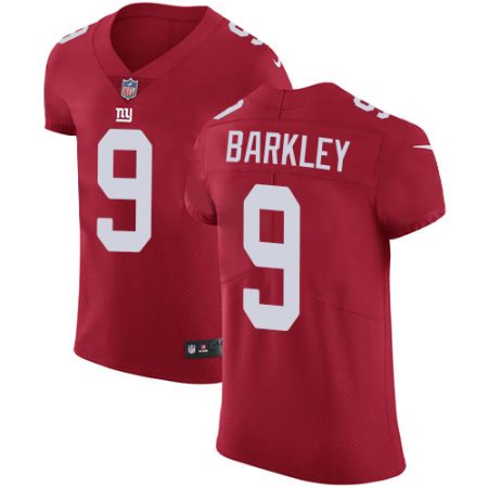 giants #9 matt barkley red alternate men's stitched nfl new elite elite jersey