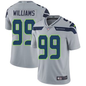 Seahawks #99 Leonard Williams Grey Alternate Men's Stitched NFL Vapor Untouchable Limited Jersey