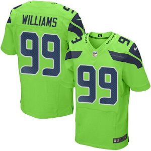 elite Seahawks #99 Leonard Williams Green Men's Stitched NFL Elite Rush Jersey