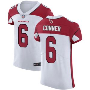 cheap Cardinals #6 James Conner White Men's Stitched NFL Vapor Untouchable Elite Jersey