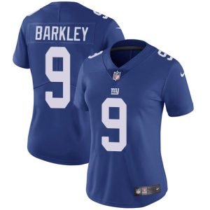 Giants #9 Matt Barkley Royal Blue Team Color Women's Stitched NFL Vapor Untouchable Limited Jersey