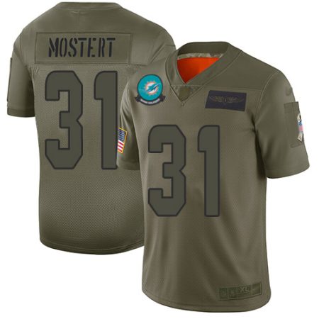 dolphins #31 raheem mostert camo men's stitched nfl limited 2019 salute to service elite jersey