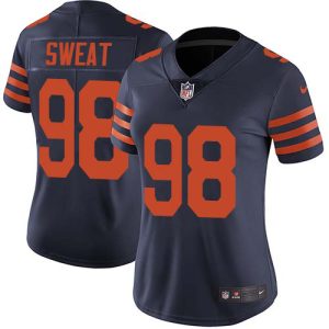 wholesale Bears #98 Montez Sweat Navy Blue Alternate Women's Stitched NFL Vapor Untouchable Limited Jersey