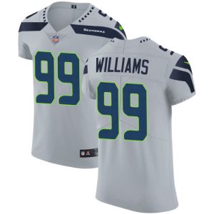 Seahawks #99 Leonard Williams Grey Alternate Men's Stitched NFL New Elite Jersey