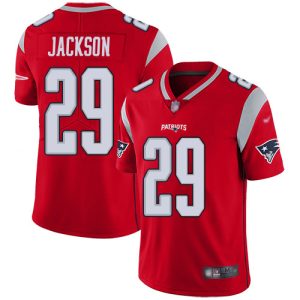 patriots #29 j.c. jackson red youth stitched nfl limited inverted legend cheap jersey