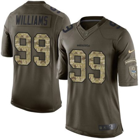 elite Seahawks #99 Leonard Williams Green Men's Stitched NFL Limited 2015 Salute To Service Jersey