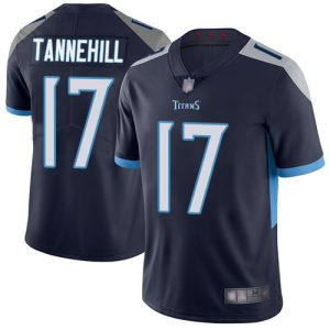 Titans #17 Ryan Tannehill Navy Blue Team Color Youth Stitched NFL Vapor Untouchable Limited Jersey