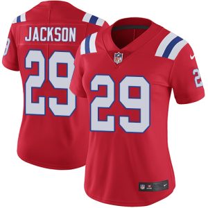 Patriots #29 J.C. Jackson Red Alternate Women's Stitched NFL Vapor Untouchable Limited Jersey