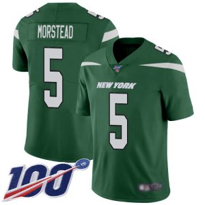 elite Jets #5 Thomas Morstead Green Team Color Youth Stitched NFL 100th Season Vapor Untouchable Limited Jersey