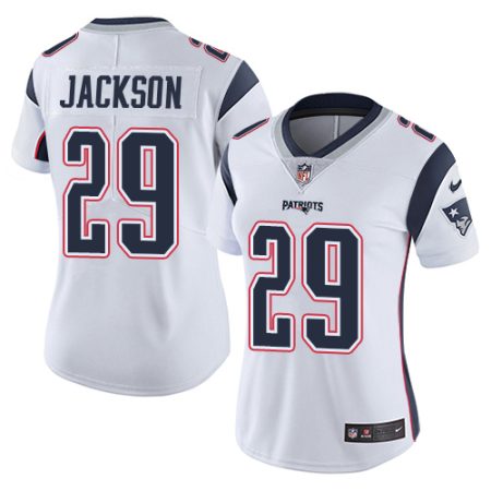 patriots #29 j.c. jackson white women's stitched nfl vapor untouchable limited cheap jersey