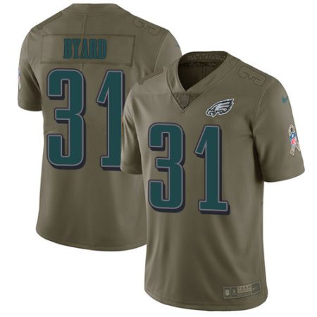 eagles #31 kevin byard olive youth stitched nfl limited 2017 salute to service cheap jersey