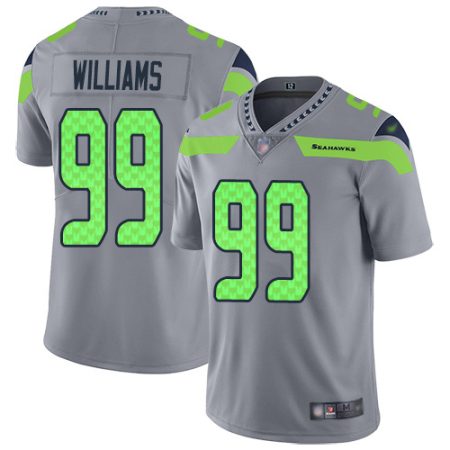 Seahawks #99 Leonard Williams Gray Youth Stitched NFL Limited Inverted Legend Jersey