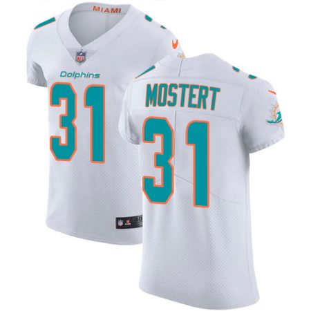 elite Dolphins #31 Raheem Mostert White Men's Stitched NFL Vapor Untouchable Elite Jersey