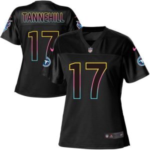 titans #17 ryan tannehill black women's nfl fashion game wholesale jersey