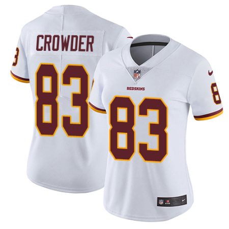 Commanders #83 Jamison Crowder White Women's Stitched NFL Vapor Untouchable Limited Jersey