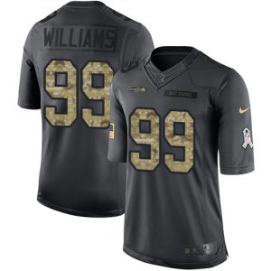 seahawks #99 leonard williams black youth stitched nfl limited 2016 salute to service cheap jersey