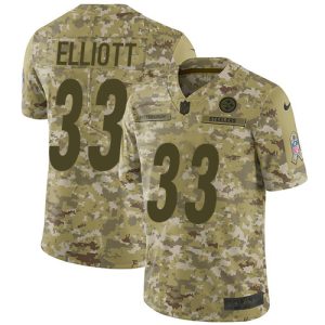 steelers #33 jalen elliott camo youth stitched nfl limited 2018 salute to service cheap jersey