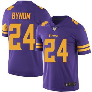 elite Vikings #24 Camryn Bynum Purple Youth Stitched NFL Limited Rush Jersey