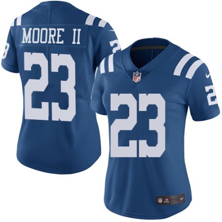 colts #23 kenny moore ii royal blue women's stitched nfl limited rush wholesale jersey