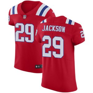 Patriots #29 J.C. Jackson Red Alternate Men's Stitched NFL Vapor Untouchable Elite Jersey