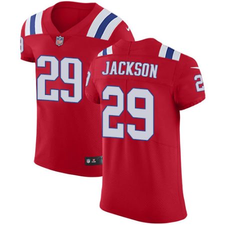 Patriots #29 J.C. Jackson Red Alternate Men's Stitched NFL Vapor Untouchable Elite Jersey