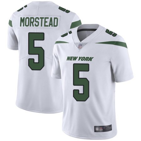 Jets #5 Thomas Morstead White Men's Stitched NFL Vapor Untouchable Limited Jersey