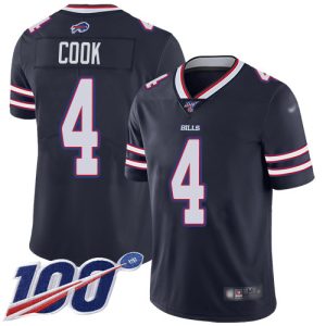 bills #4 james cook navy youth stitched nfl limited inverted legend 100th season cheap jersey