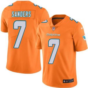 dolphins #7 jason sanders orange youth stitched nfl limited rush cheap jersey