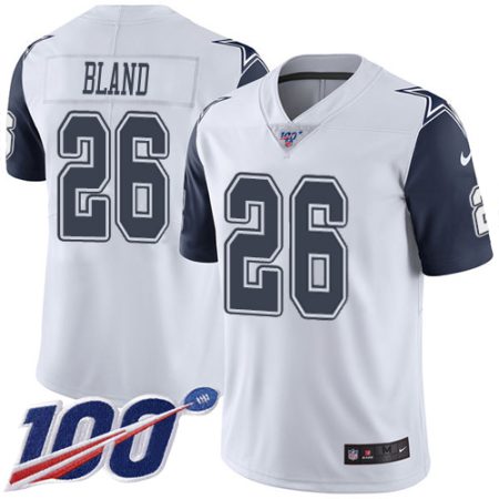 Cowboys #26 DaRon Bland White Youth Stitched NFL Limited Rush 100th Season Jersey