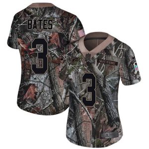 Falcons #3 Jessie Bates Camo Stitched Women's NFL Limited Rush Realtree Jersey