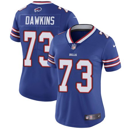 Bills #73 Dion Dawkins Royal Blue Team Color Women's Stitched NFL Vapor Untouchable Limited Jersey