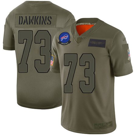 wholesale Bills #73 Dion Dawkins Camo Youth Stitched NFL Limited 2019 Salute To Service Jersey