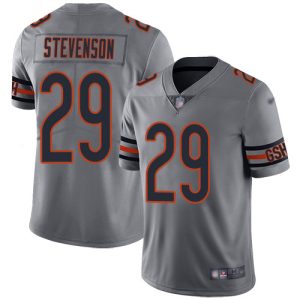 bears #29 tyrique stevenson silver youth stitched nfl limited inverted legend cheap jersey