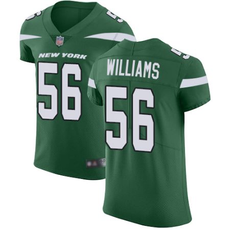 cheap Jets #56 Quincy Williams Green Team Color Men's Stitched NFL Vapor Untouchable Elite Jersey