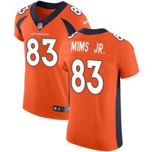 Broncos #83 Marvin Mims Jr. Orange Team Color Men's Stitched NFL Vapor Untouchable Elite Jersey