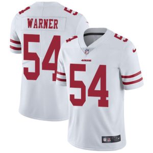 49ers #54 fred warner white youth stitched nfl vapor untouchable limited elite jersey