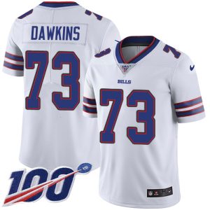 bills #73 dion dawkins white men's stitched nfl 100th season vapor limited elite jersey