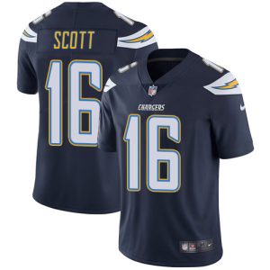 Chargers #16 J.K. Scott Navy Blue Team Color Men's Stitched NFL Vapor Untouchable Limited Jersey