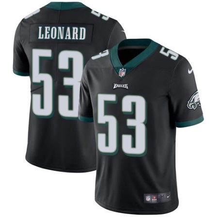 cheap Eagles #53 Shaquille Leonard Black Alternate Men's Stitched NFL Vapor Untouchable Limited Jersey