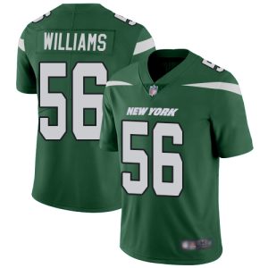 Jets #56 Quincy Williams Green Team Color Youth Stitched NFL Vapor Untouchable Limited Jersey