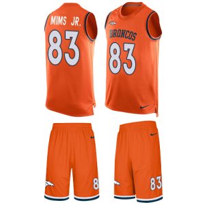 broncos #83 marvin mims jr. orange team color men's stitched nfl limited tank top suit cheap jersey