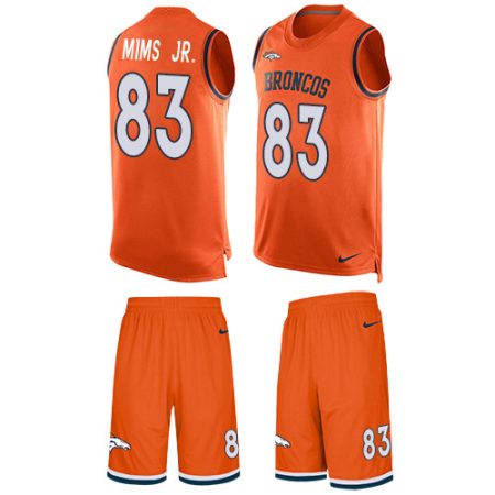 broncos #83 marvin mims jr. orange team color men's stitched nfl limited tank top suit cheap jersey