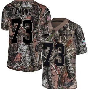 bills #73 dion dawkins camo youth stitched nfl limited rush realtree cheap jersey