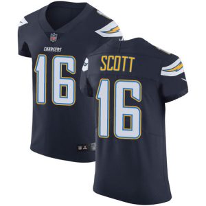 elite Chargers #16 J.K. Scott Navy Blue Team Color Men's Stitched NFL Vapor Untouchable Elite Jersey