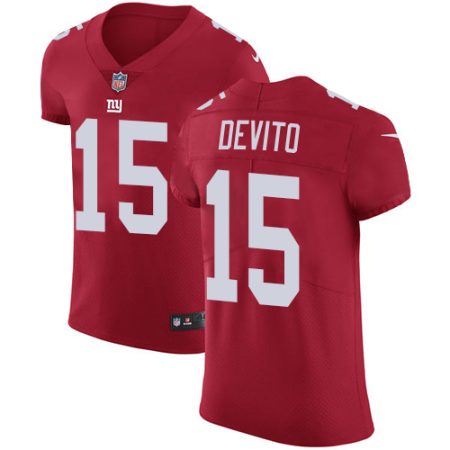 cheap Giants #15 Tommy DeVito Red Alternate Men's Stitched NFL New Elite Jersey