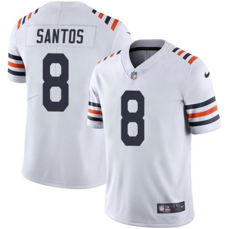 wholesale Bears #8 Cairo Santos White Men's 2019 Alternate Classic Stitched NFL Vapor Untouchable Limited Jersey