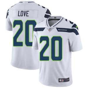 elite Seahawks #20 Julian Love White Men's Stitched NFL Vapor Untouchable Limited Jersey