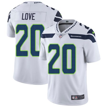 elite Seahawks #20 Julian Love White Men's Stitched NFL Vapor Untouchable Limited Jersey