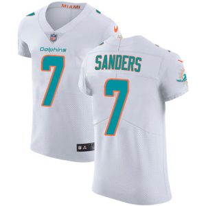 Dolphins #7 Jason Sanders White Men's Stitched NFL Vapor Untouchable Elite Jersey