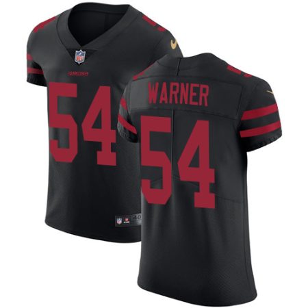 cheap 49ers #54 Fred Warner Black Alternate Men's Stitched NFL Vapor Untouchable Elite Jersey